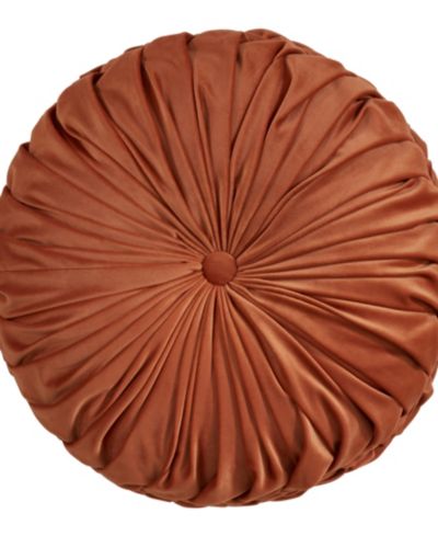 Saro Lifestyle Velvet Pintuck Decorative Pillow, 14" x 14"