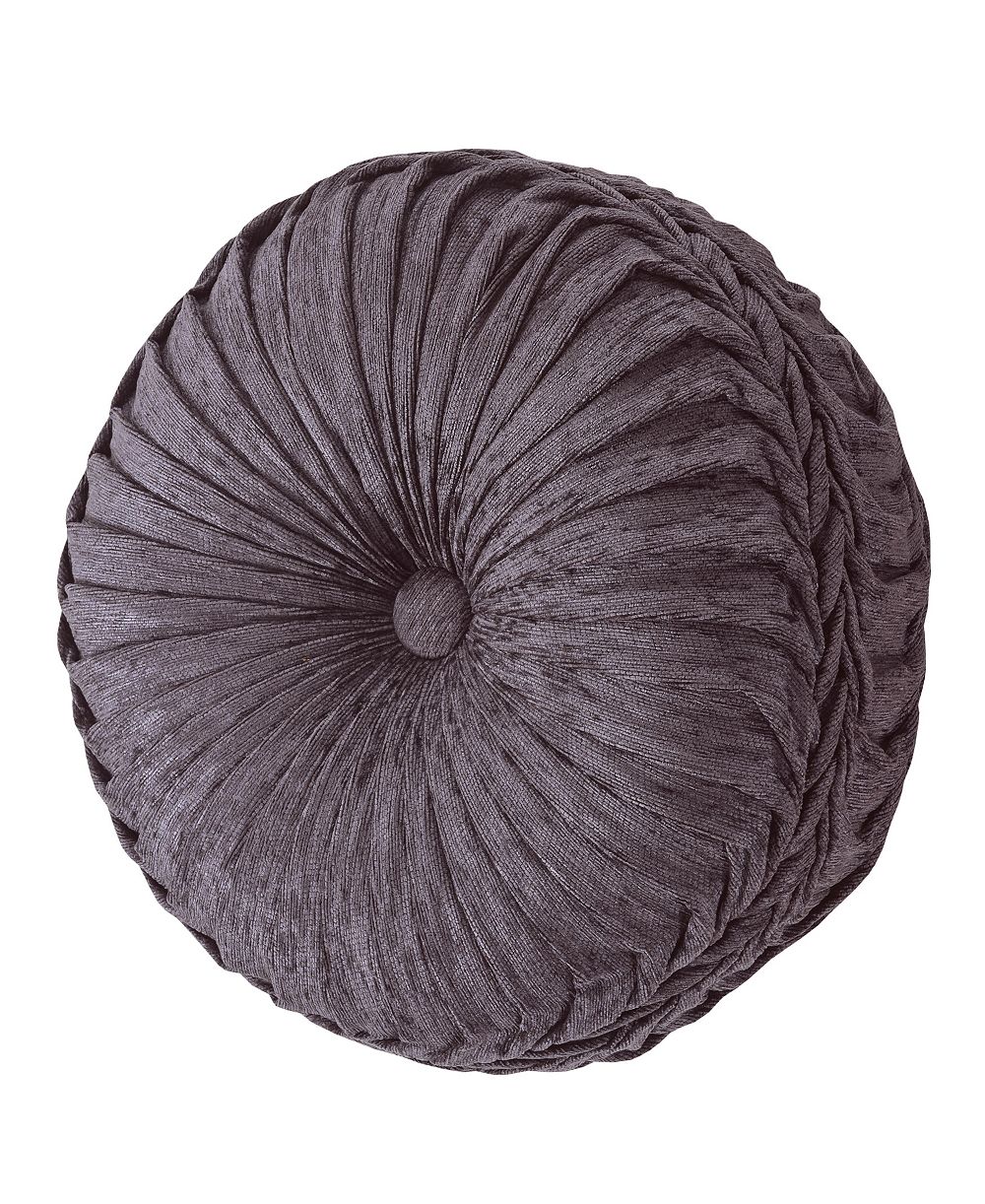 Five Queens Court Dominique Tufted Decorative Pillow, 15" Round