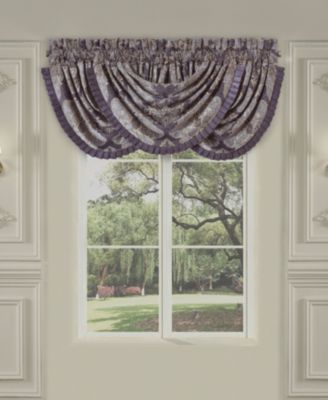 Занавеска J Queen New York Court Dominique Window Waterfall Valance