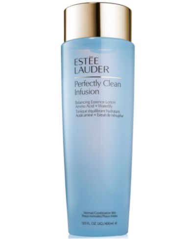 Perfectly Clean Infusion Balancing Skin Essence Face Lotion Toner with Amino Acid + Waterlily, 13.5 fl oz