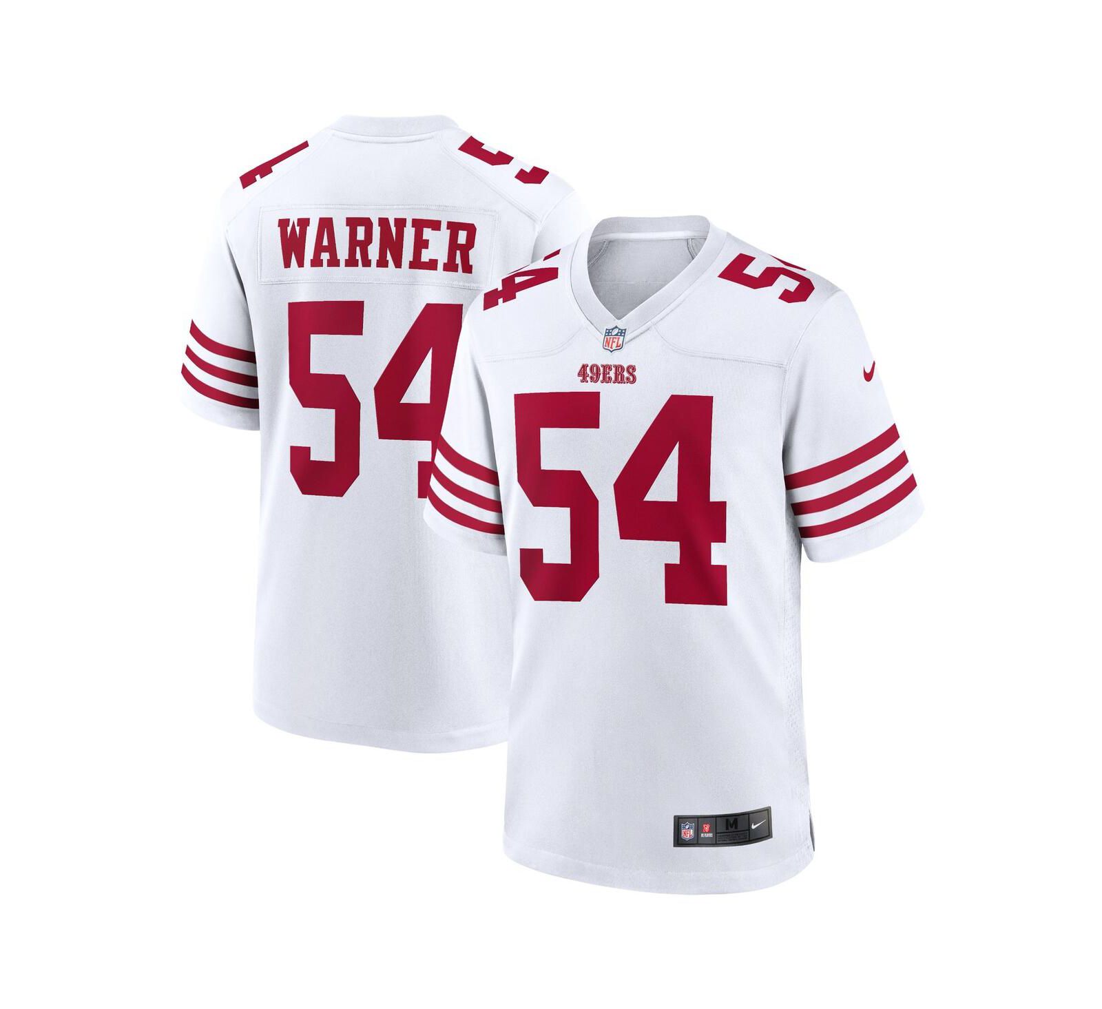 Мужская игровая джерси Nike Fred Warner San Francisco 49ers