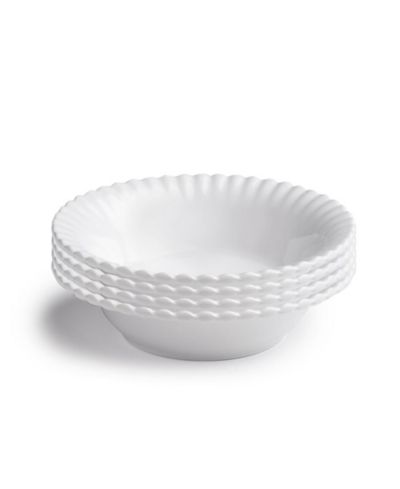 Набор из 4 порционных мисок Q Squared Melamine Patio Luxe Lightweight 7.5"