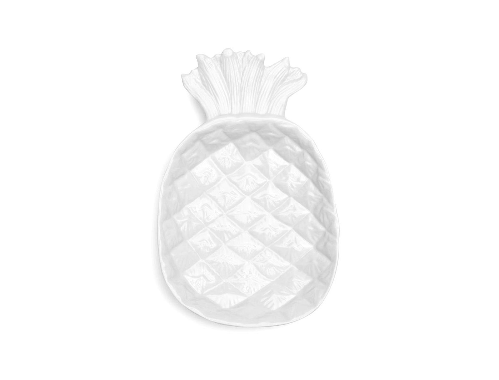 Q Squared Melamine 16" Pineapple Serving Platter
