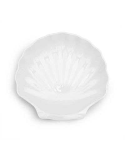 Q Squared Melamine 16" Shell Serving Platter