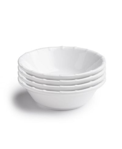 Q Squared Melamine Zen Bamboo 7.5" Personal Bowls, Set of 4