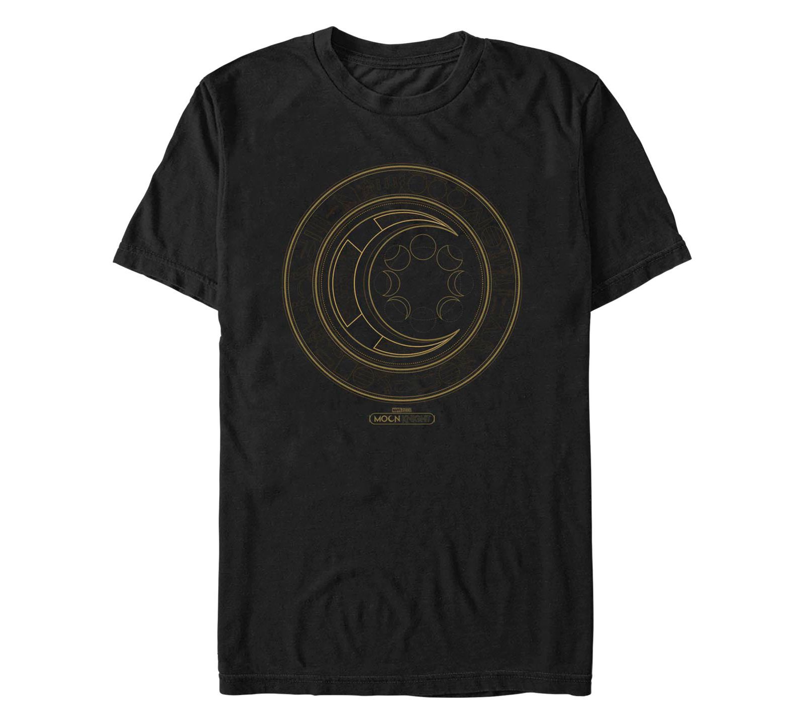 Men's Moon Knight Hieroglyphics Logo Short Sleeve T-shirt