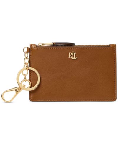 Кошелек-картохолдер Lauren Ralph Lauren Full-Grain Leather Small Zip
