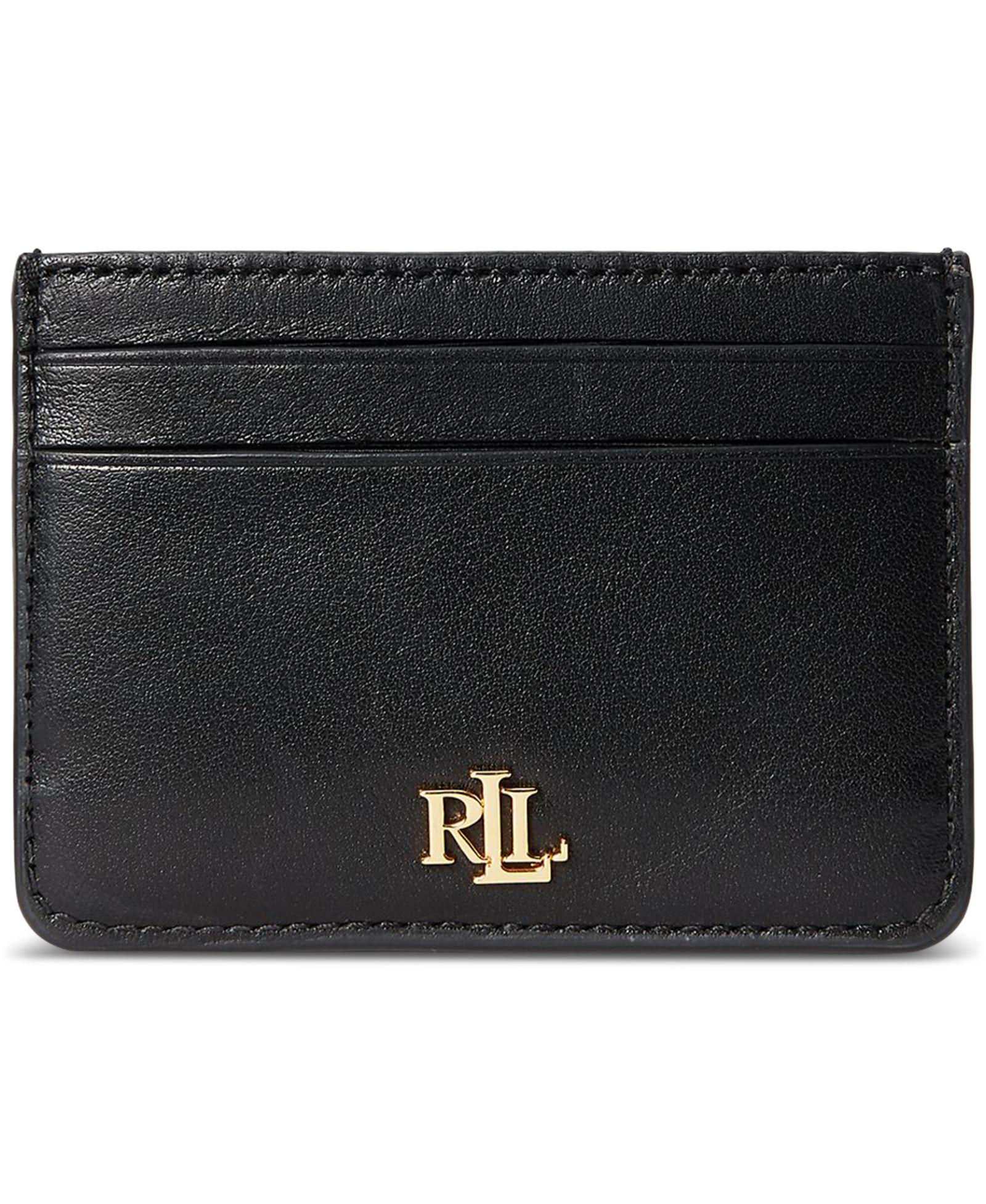 Lauren Ralph Lauren Full-Grain Leather Small Slim Card Case