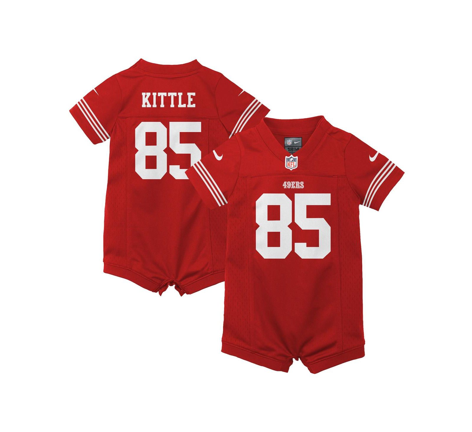 Детский комбинезон Nike George Kittle Scarlet San Francisco 49ers Game Jersey