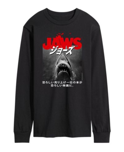 Мужская футболка Jaws с длинным рукавом