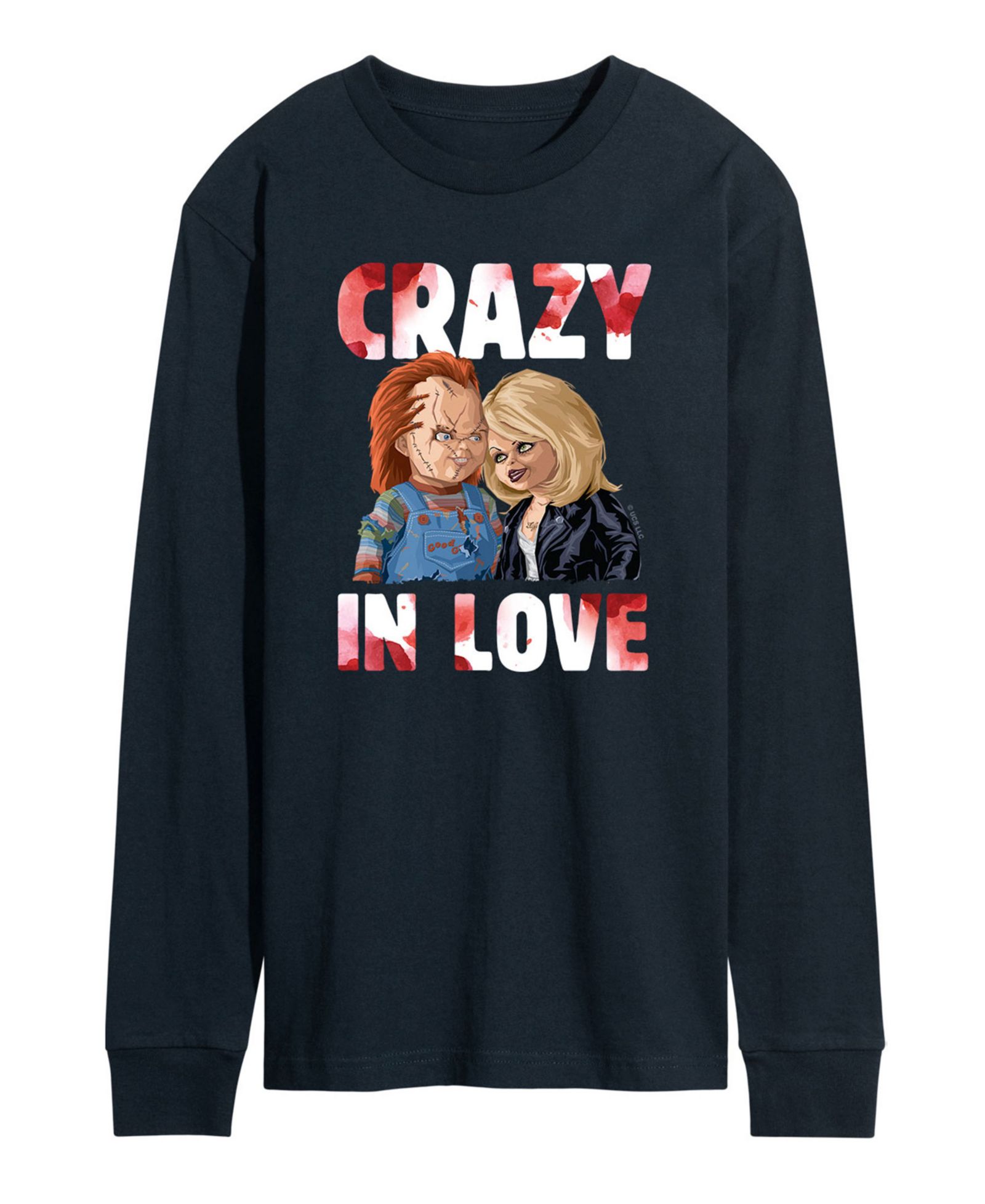 Мужская футболка Chucky Crazy in Love с длинным рукавом