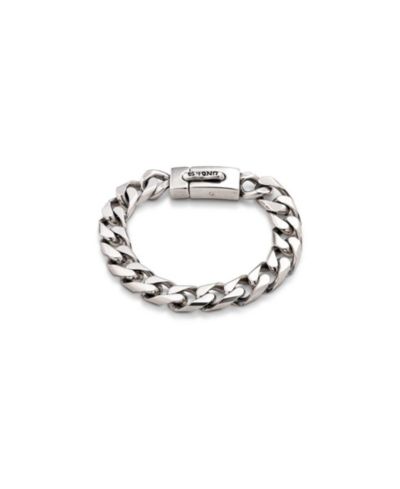 Браслет с цепочкой UNOde50 Sterling Silver-Plated Metal Medium Treaded Bearded