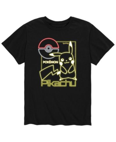 Мужская футболка Pokemon Neon Pikachu