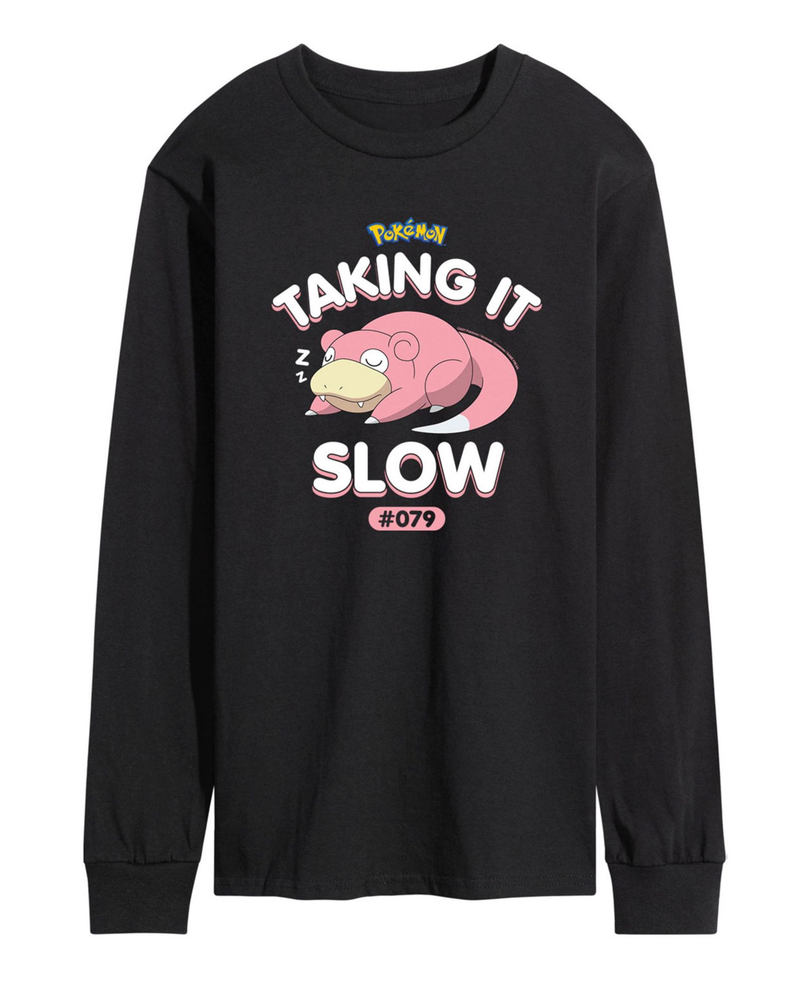 Мужская футболка Pokemon Taking It Slow Long Sleeve