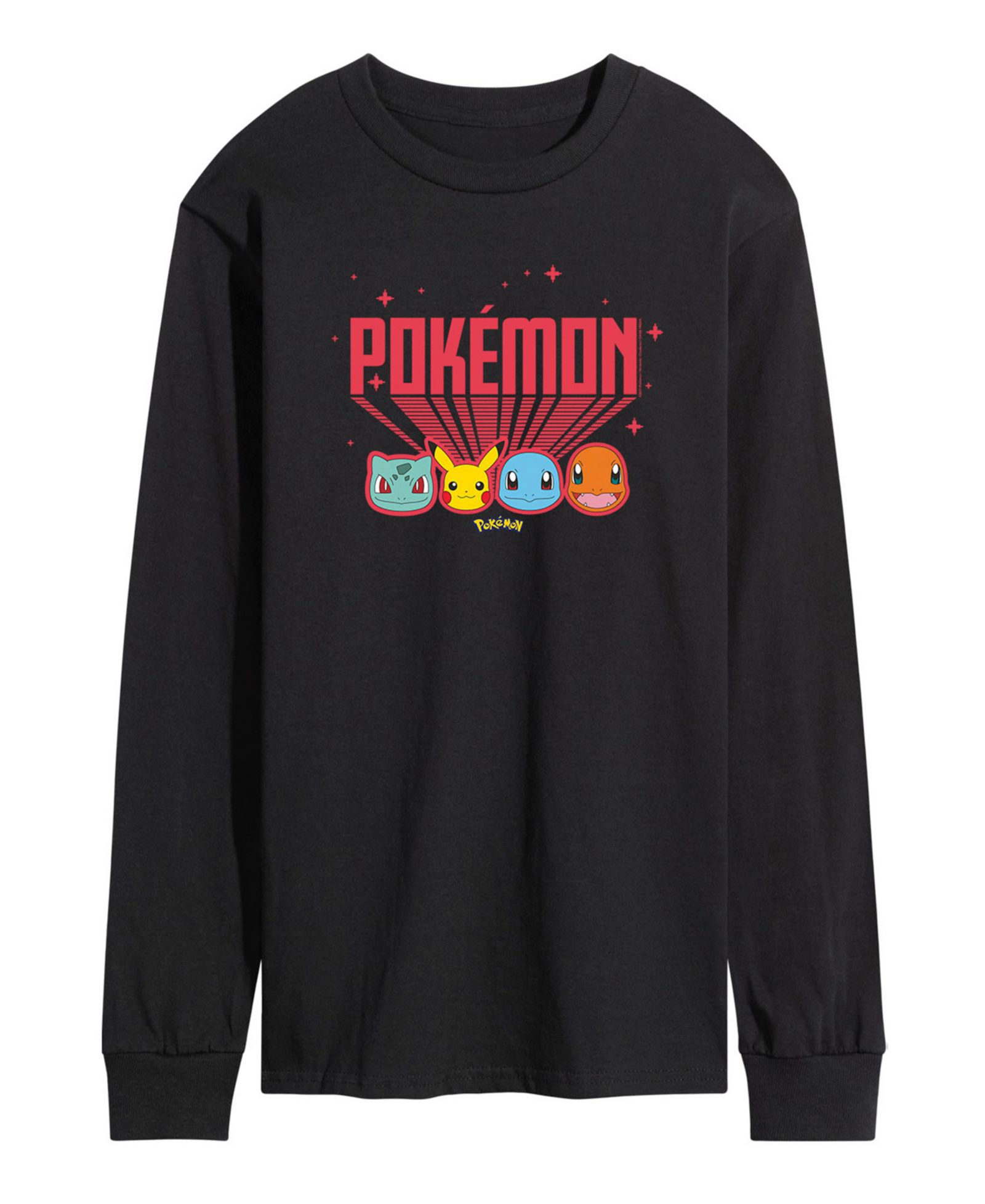 Мужская футболка Pokemon с длинным рукавом