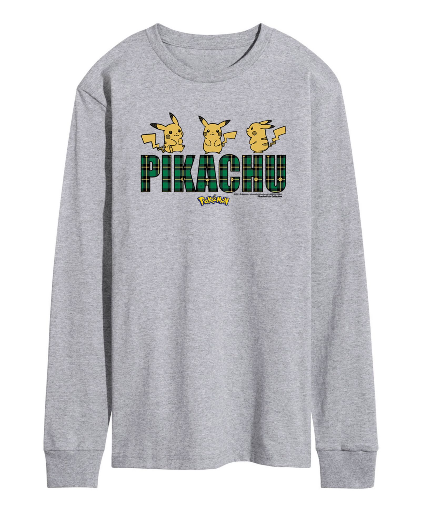 Мужская футболка Pokemon Pikachu Long Sleeve T-shirt