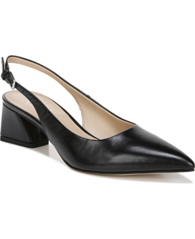 Женские туфли-лодочки Franco Sarto Racer Pointed Toe Block Heel Slingback Pumps