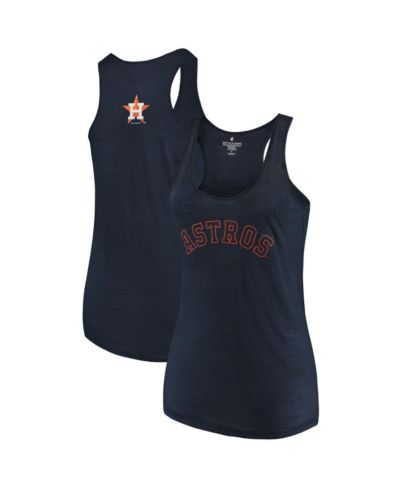 Женский майка на бретелях Soft As A Grape Houston Astros Navy, Plus Size