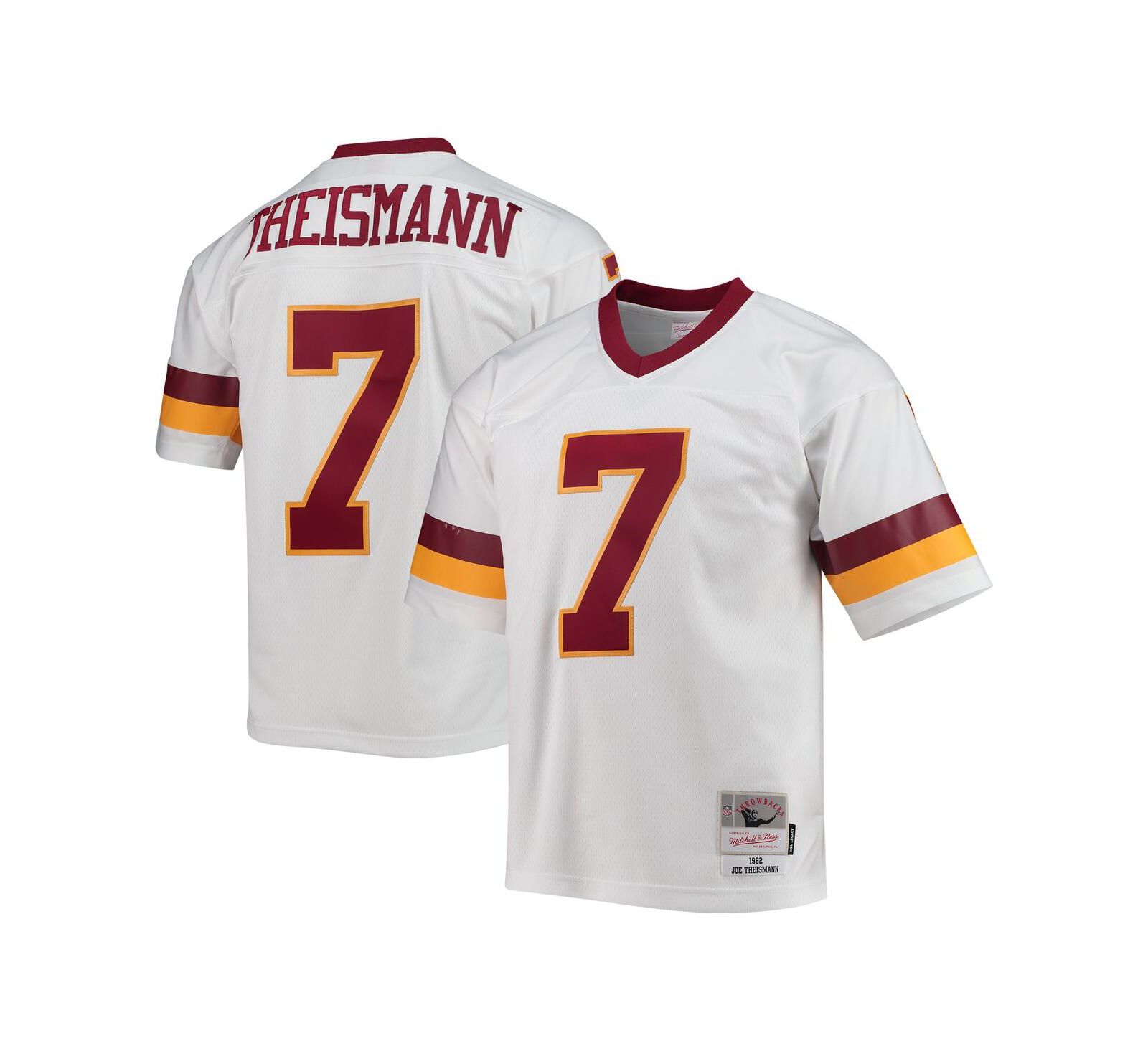 Мужская джерси Mitchell & Ness Joe Theismann White Washington Football Team 1982 Legacy Replica