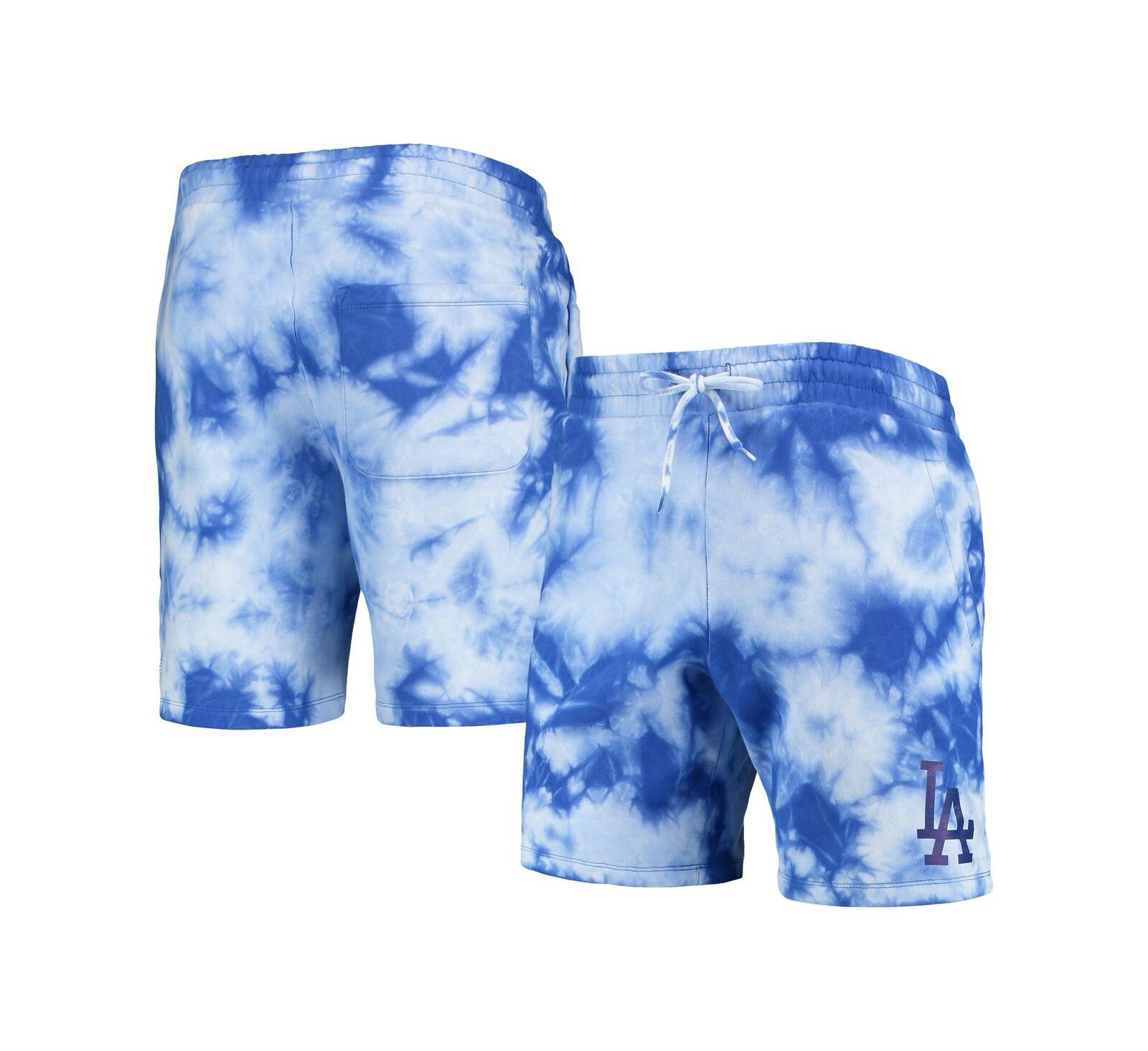 Men's New Era Royal Los Angeles Dodgers Team Dye Shorts