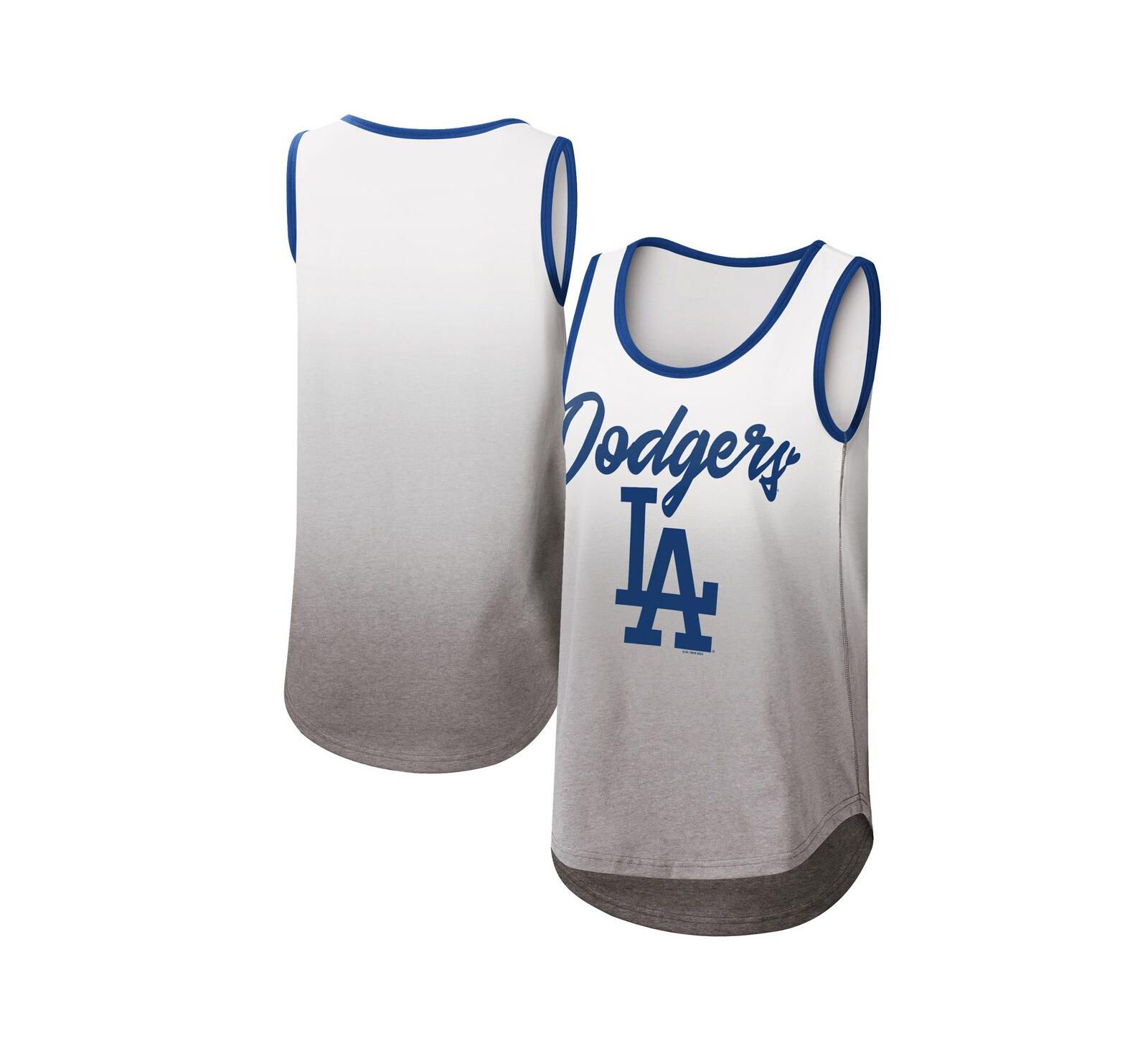 Женский топ G-III 4Her by Carl Banks White Los Angeles Dodgers Logo Opening Day
