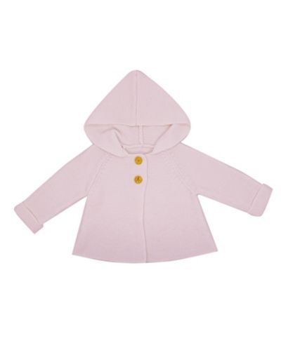 Baby Mode Signature Baby Girls Long Sleeve Hooded Sweater