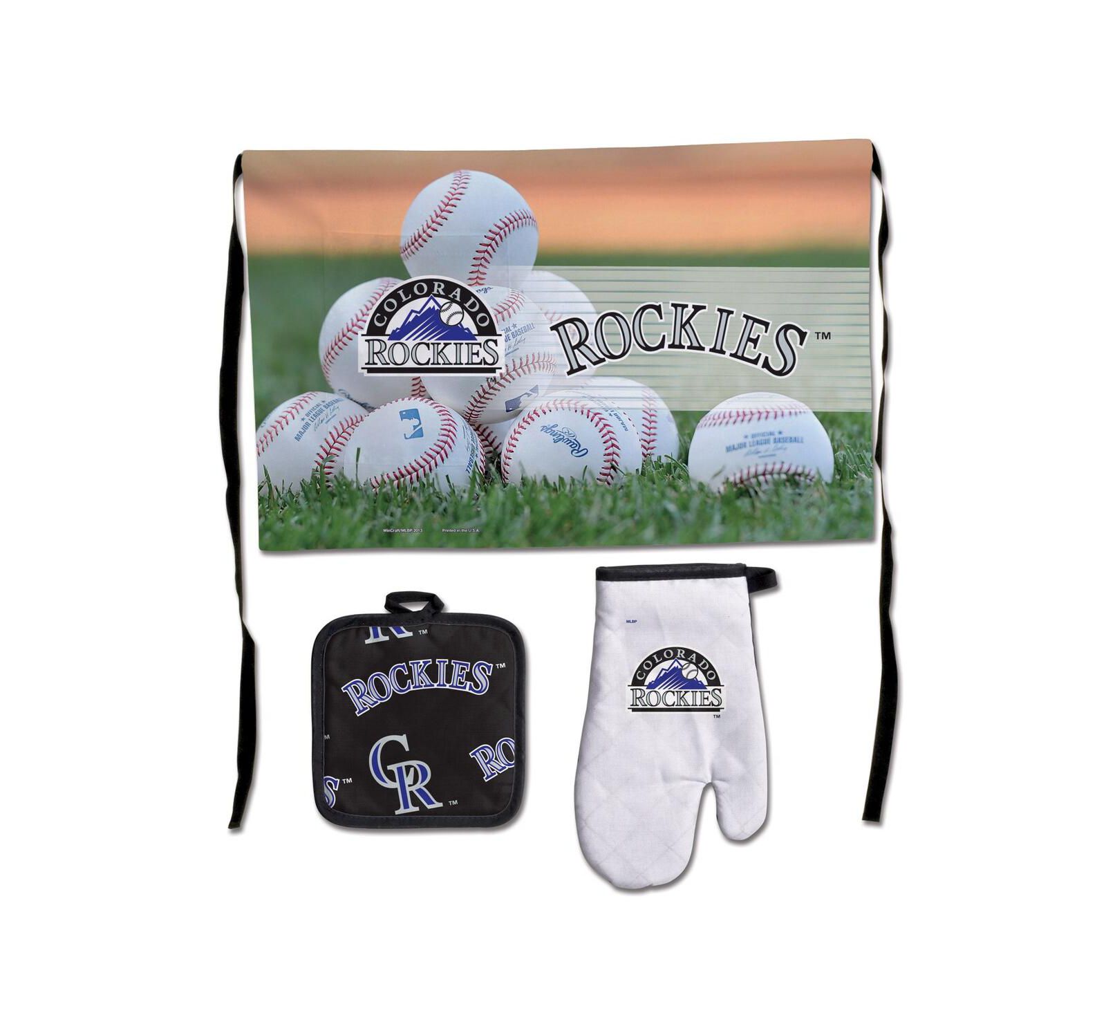 WinCraft Colorado Rockies Deluxe Barbecue Set