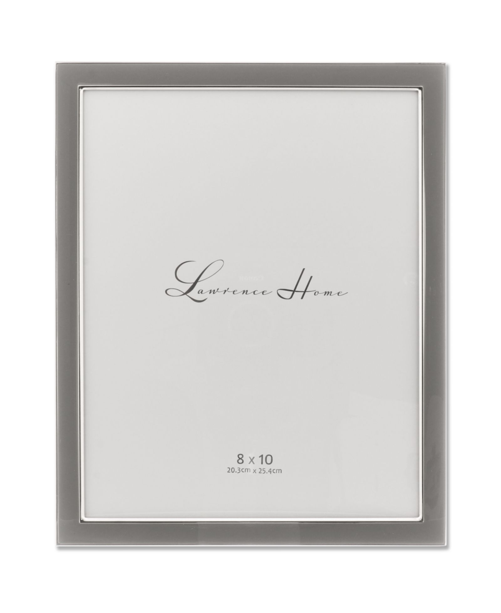 Metal and Enamel Picture Frame, 8" x 10"
