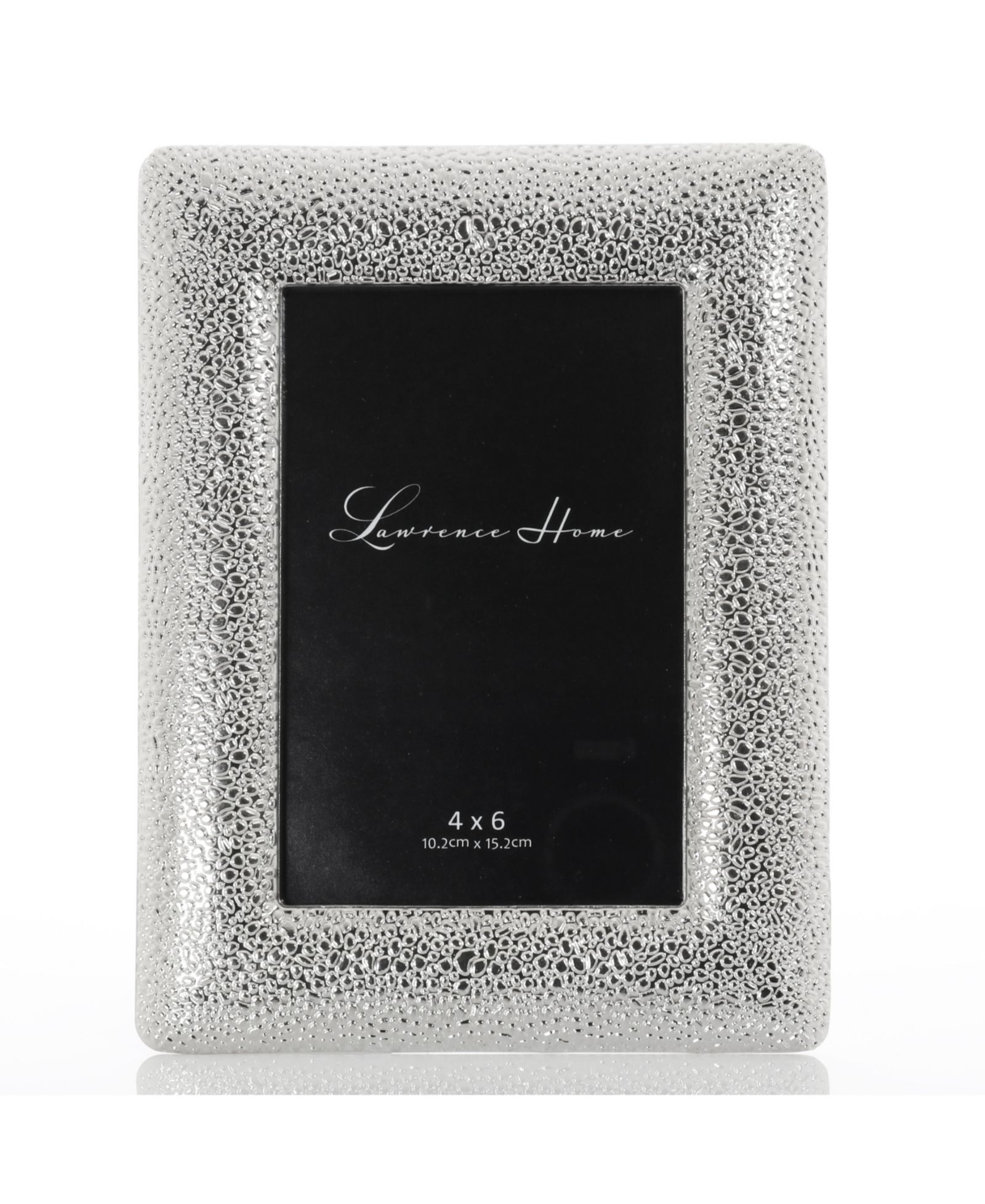 Lawrence Frames Металлическая фоторамка Pebble Design, 4" x 6"
