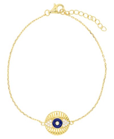 Браслет Evil Eye из 14K Gold Plated или Sterling Silver