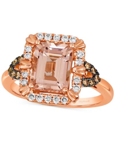 Le Vian® Peach Morganite (1-3/4 ct. t.w.) & Diamond (1/3 ct. t.w.) в 14k Rose Gold