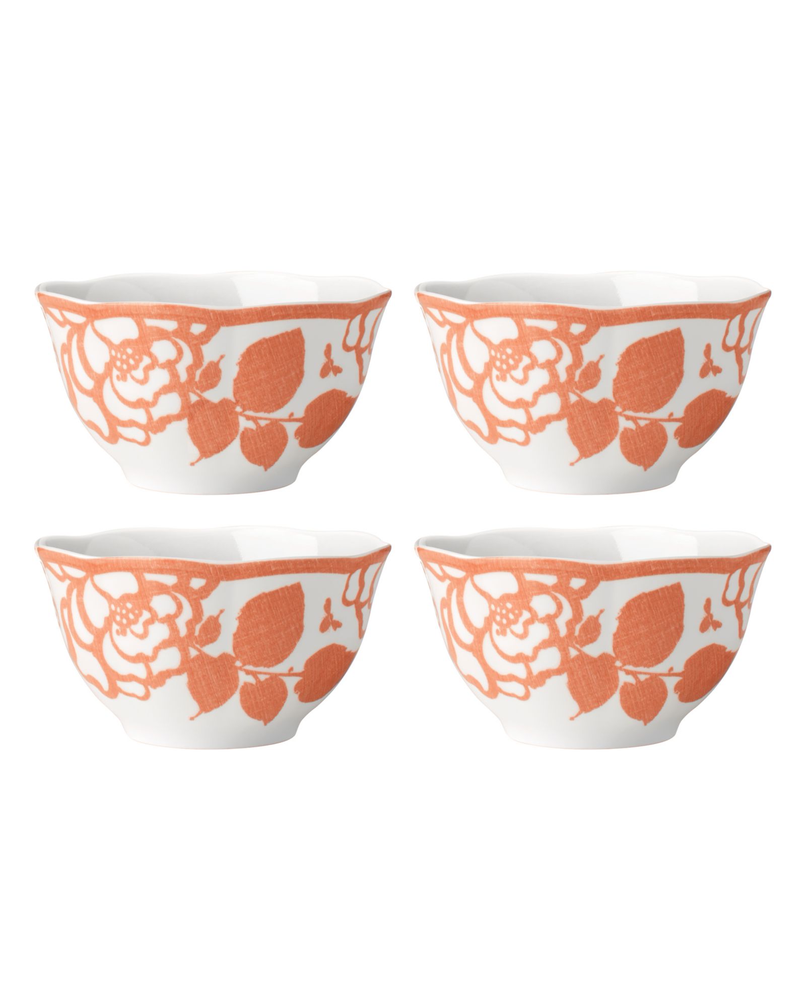 Lenox Butterfly Meadow Cottage набор из 4 рисовых мисок