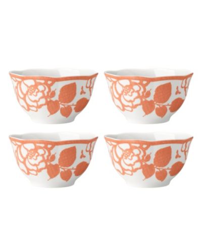 Lenox Butterfly Meadow Cottage Rice Bowls, Set of 4