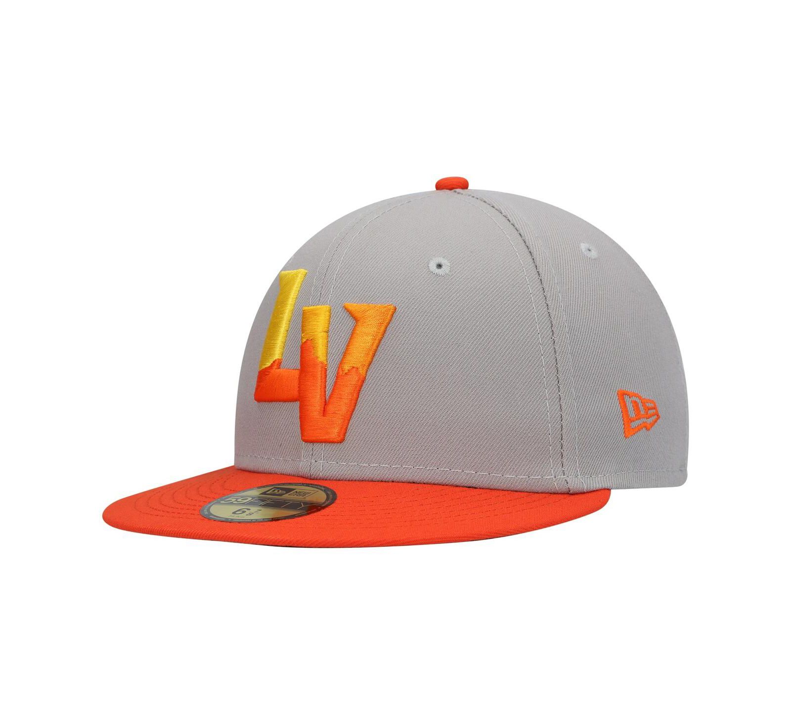 New Era Men's Gray Las Vegas Aviators Authentic Collection Team Alternate 59FIFTY Fitted Hat