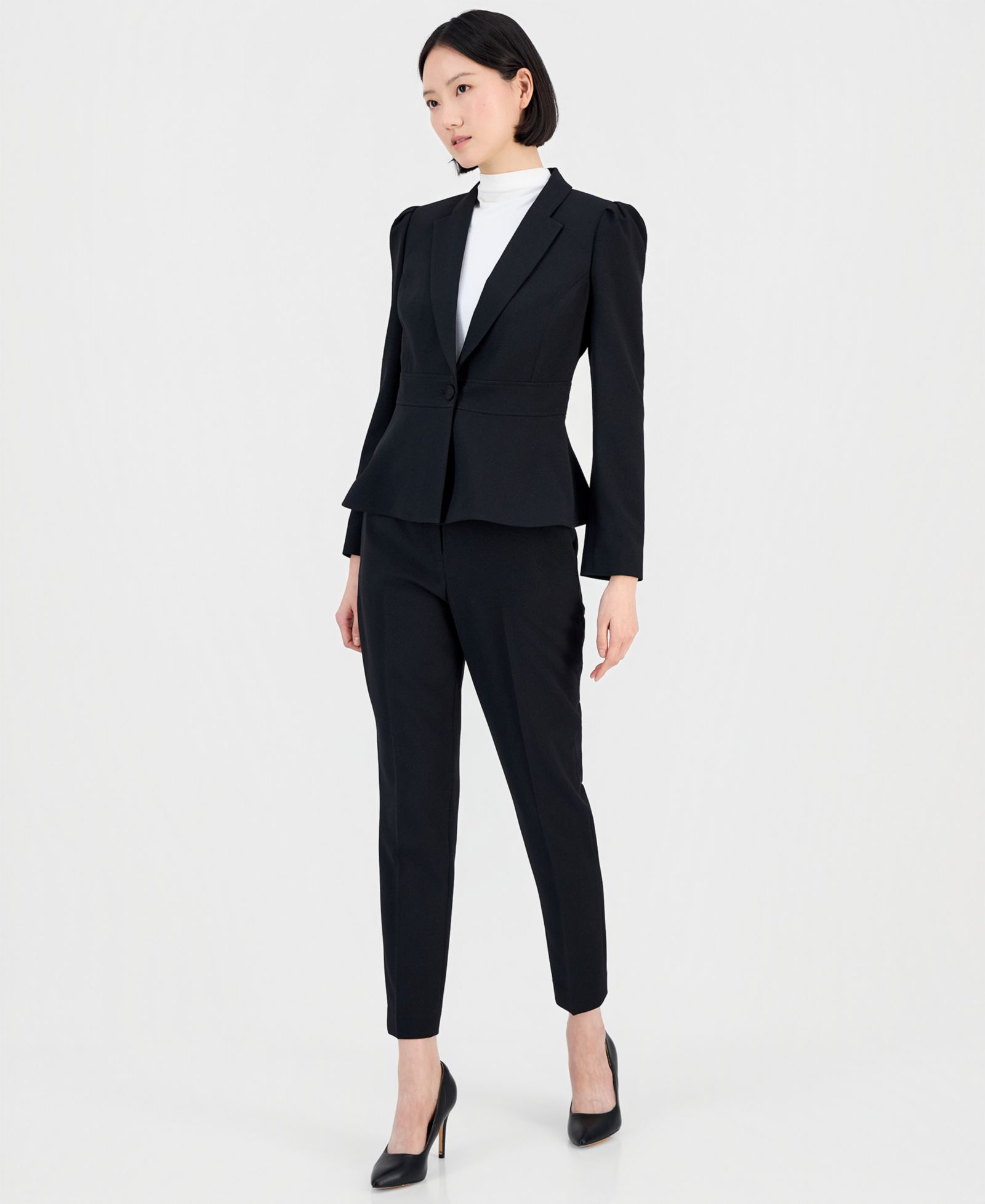 Tahari ASL Костюм с поясом и брюками Wrap Pant Set