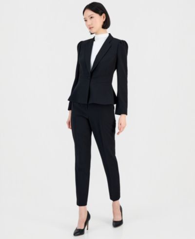 Tahari ASL Belted Wrap Pant Suit Set
