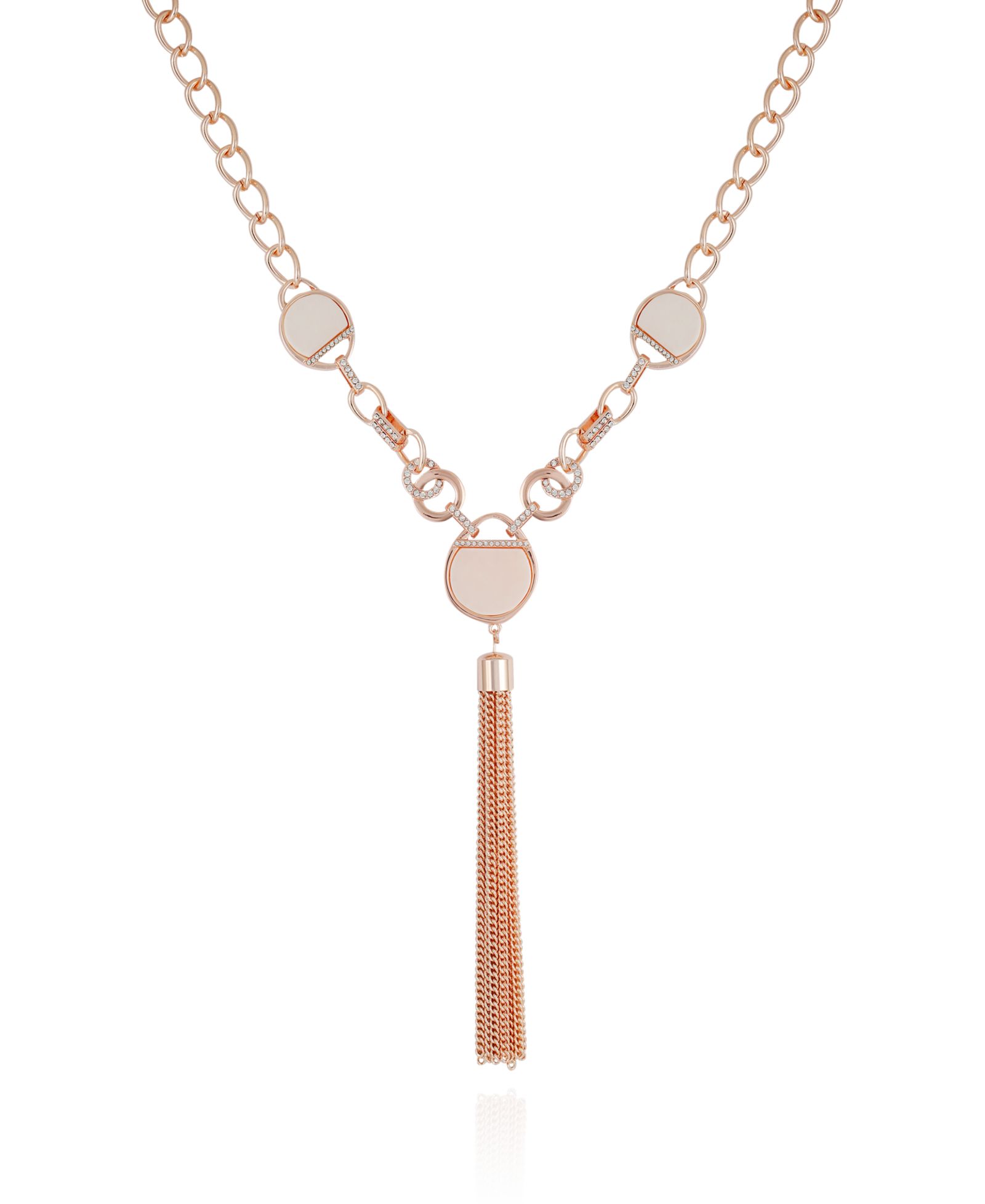 T Tahari Ожерелье T Tahari Crystal Stone Tassel