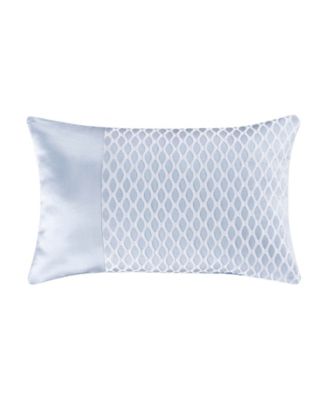 J Queen New York Astoria Powder Blue Boudoir Decorative Pillow, 13" x 21"