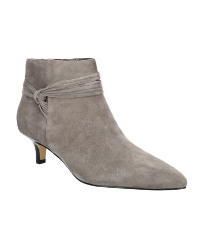 Gray Suede Leather
