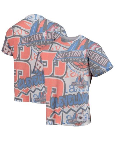 Мужская футболка Mitchell & Ness White 1997 NBA All-Star Game Hardwood Classics Jumbotron