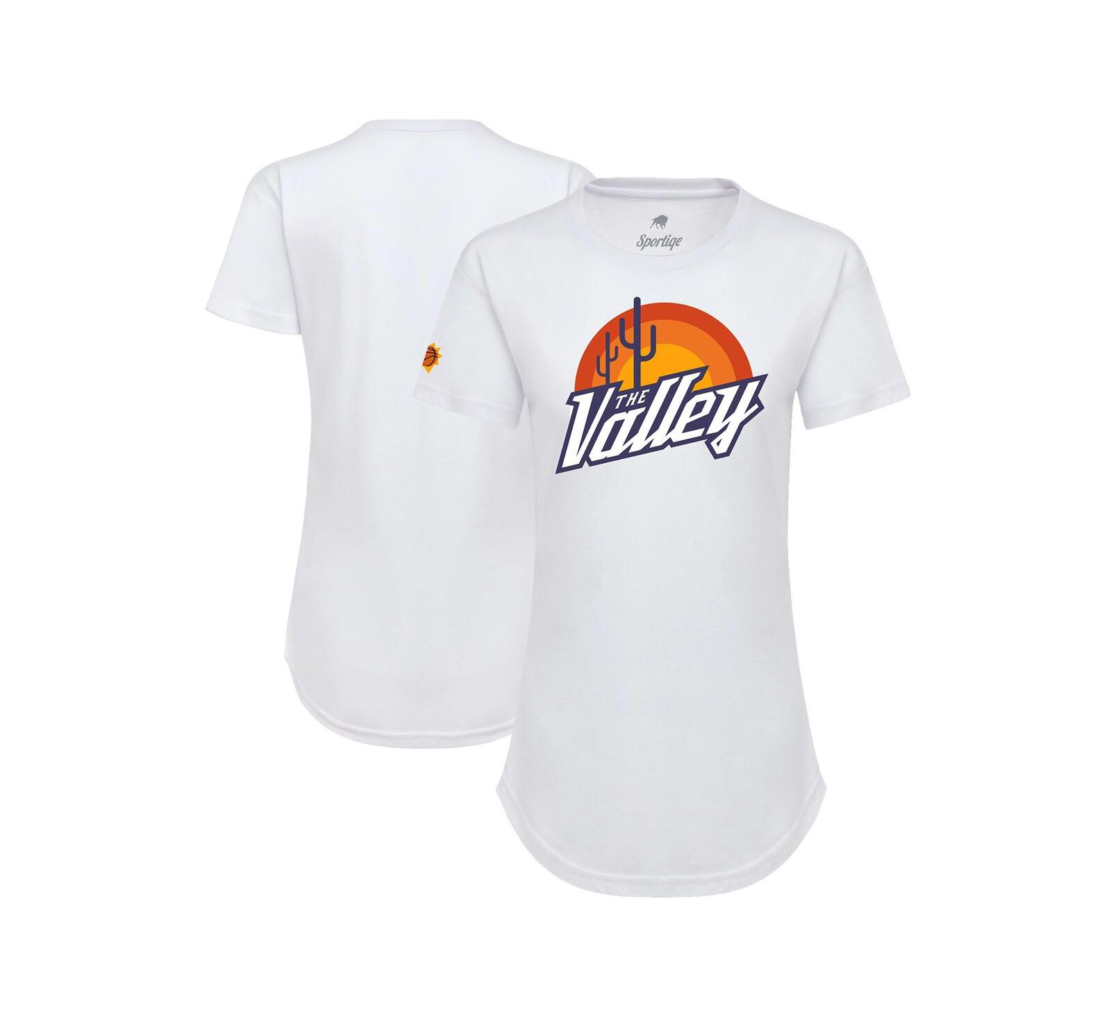 Женская футболка Sportiqe White Phoenix Suns 2021/22 City Edition Phoebe