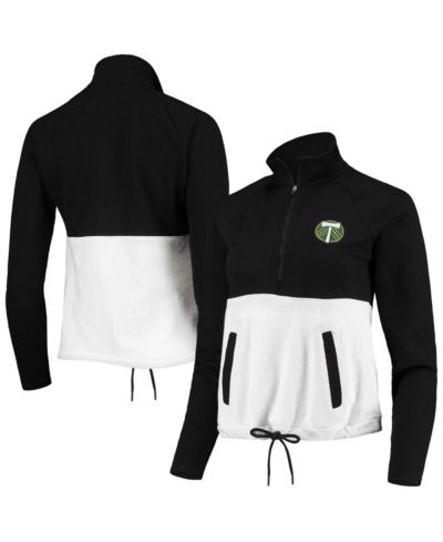 Женская куртка Antigua Portland Timbers Harbor Raglan с полумолнией