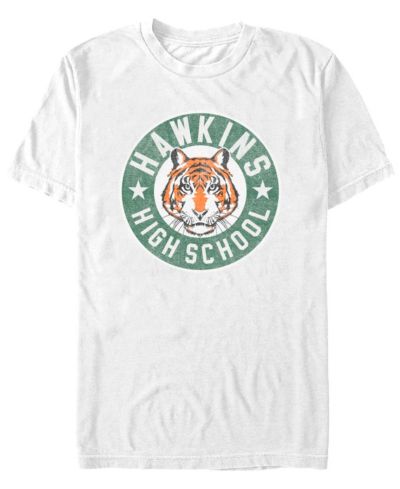 Мужская футболка с эмблемой Hawkins High из сериала Stranger Things, короткий рукав