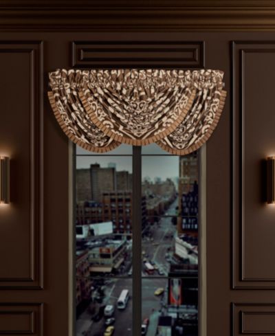 J Queen New York Surano Waterfall Window Valance
