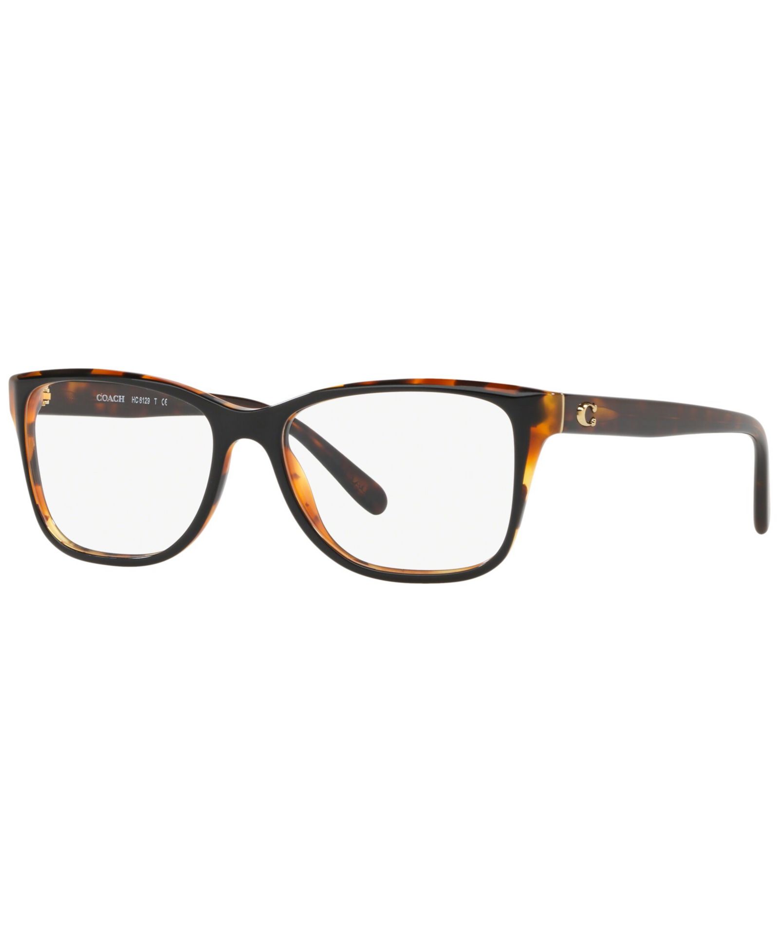 Coach Woman Rectangle Plastic HC6129 Eyeglasses