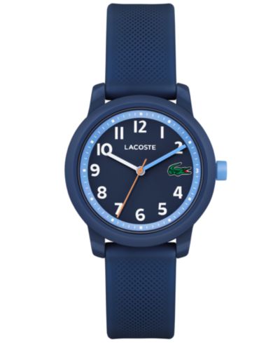 Lacoste Kids L.12.12 Light Navy Silicone Strap Watch 32mm