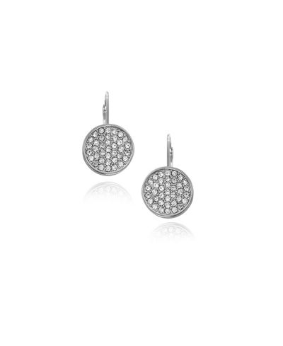 Vince Camuto Серьги-кольца с прозрачными камнями