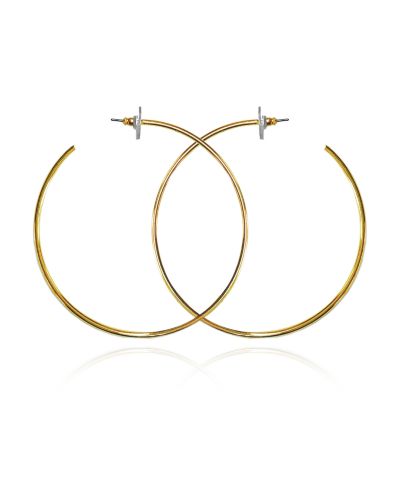 Серьги-кольца Vince Camuto Gold-Tone Extra Large Open Hoop