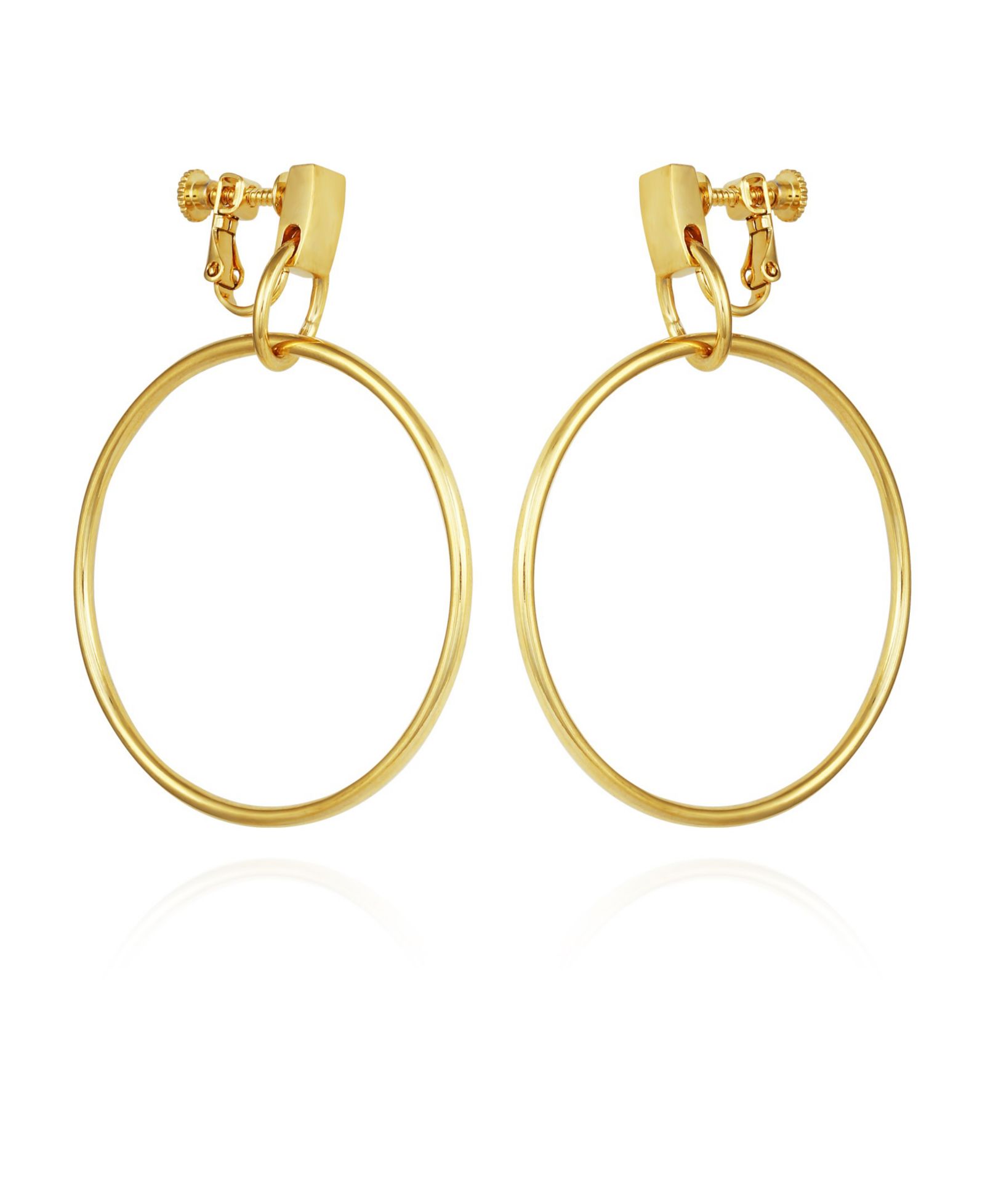 Серьги-кольца Vince Camuto Clip-On Drop Hoop