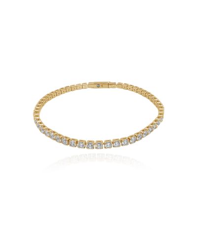 Vince Camuto Gold-Tone Cubic Zirconia Tennis Bracelet